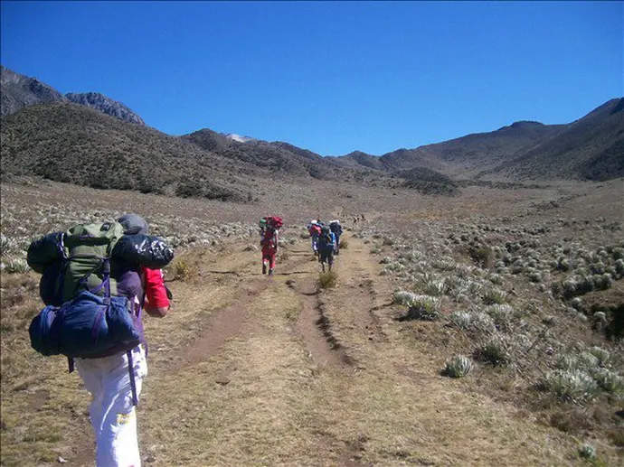 Recorrido hacia el pan de azúcar Recorrido hacia el pan de azúcar
